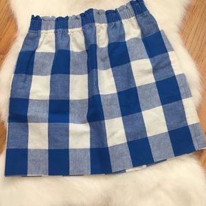 🔥 J Crew Gingham Skirt (linen and cotton)